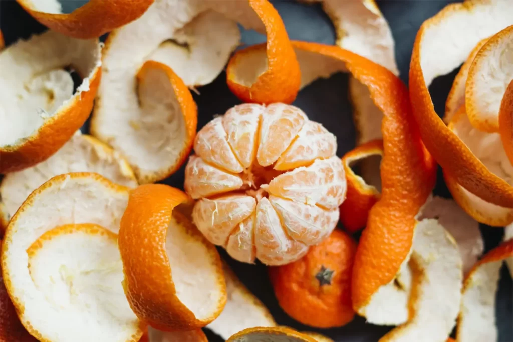 Польза мандаринов в кожура фрукта