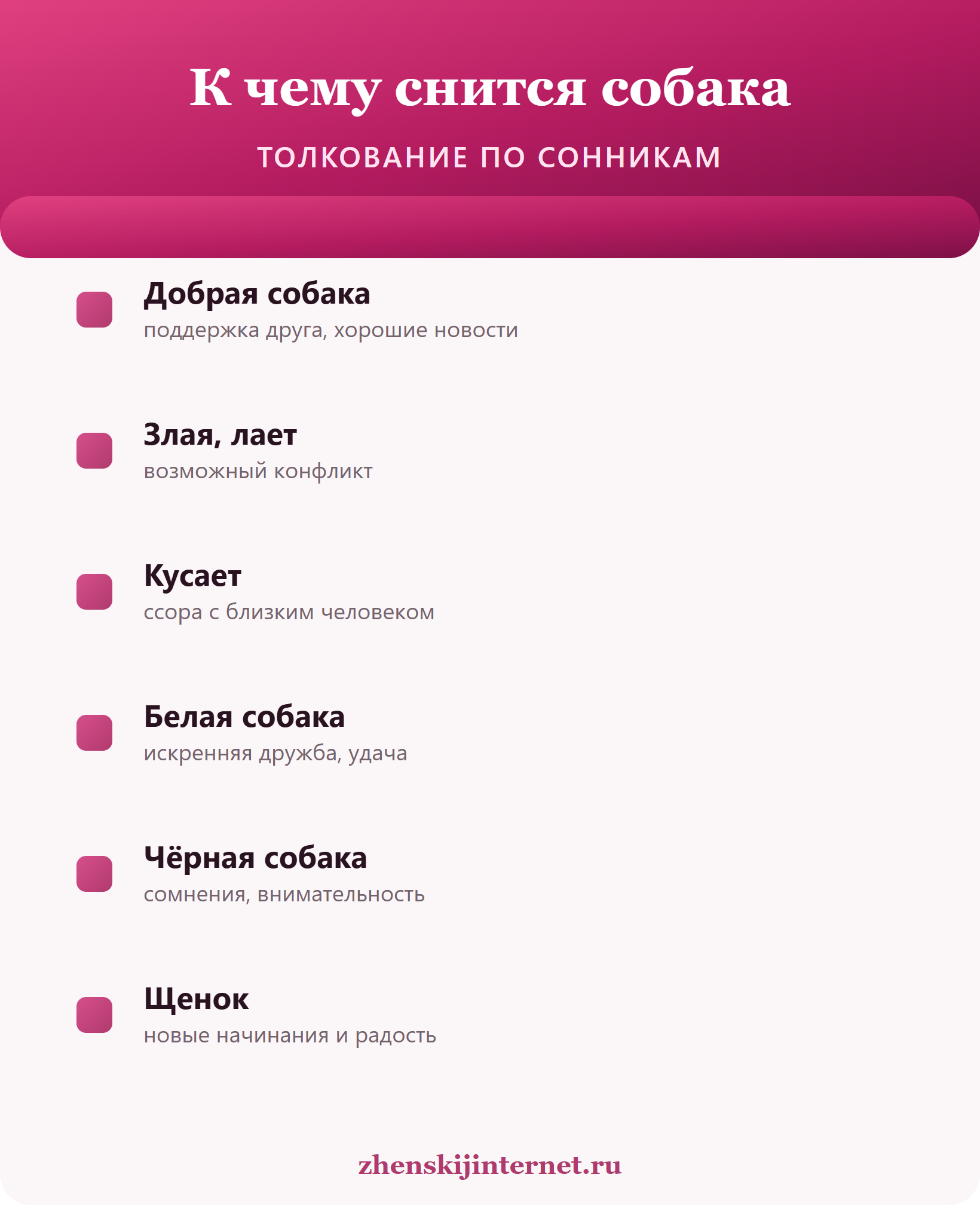 К чему снится собака: толкование
