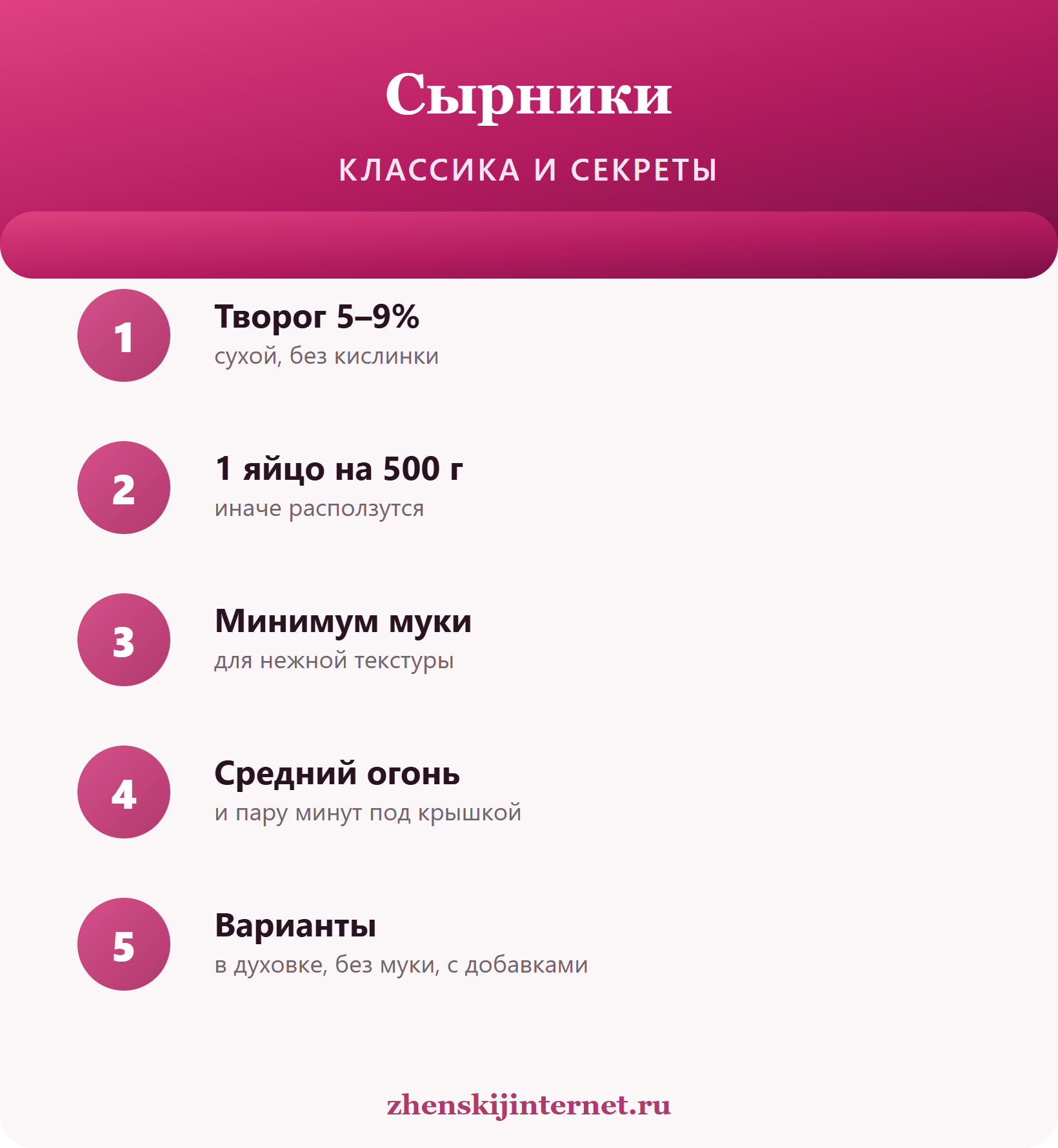 Сырники: классика и секреты
