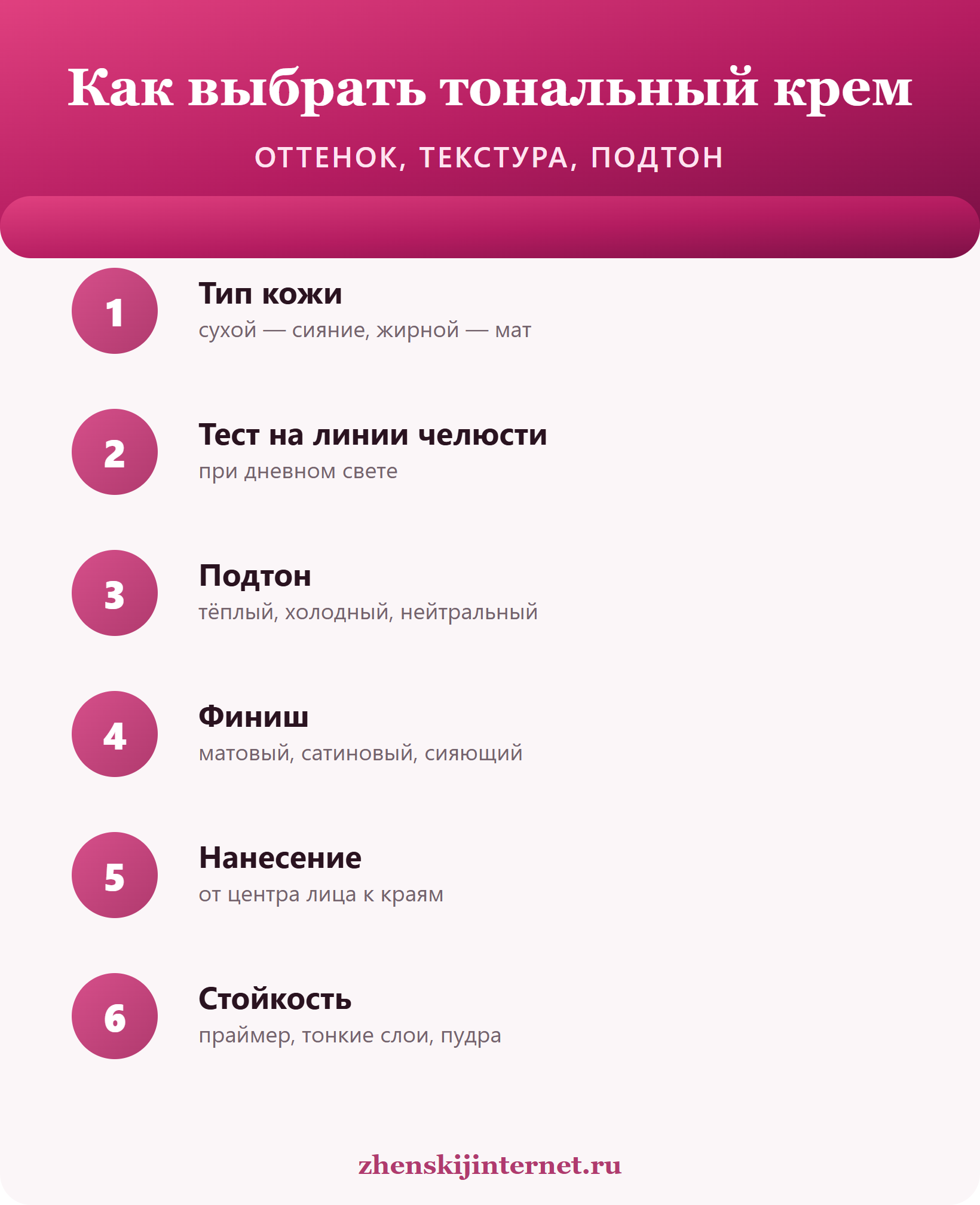 Как выбрать тональный крем